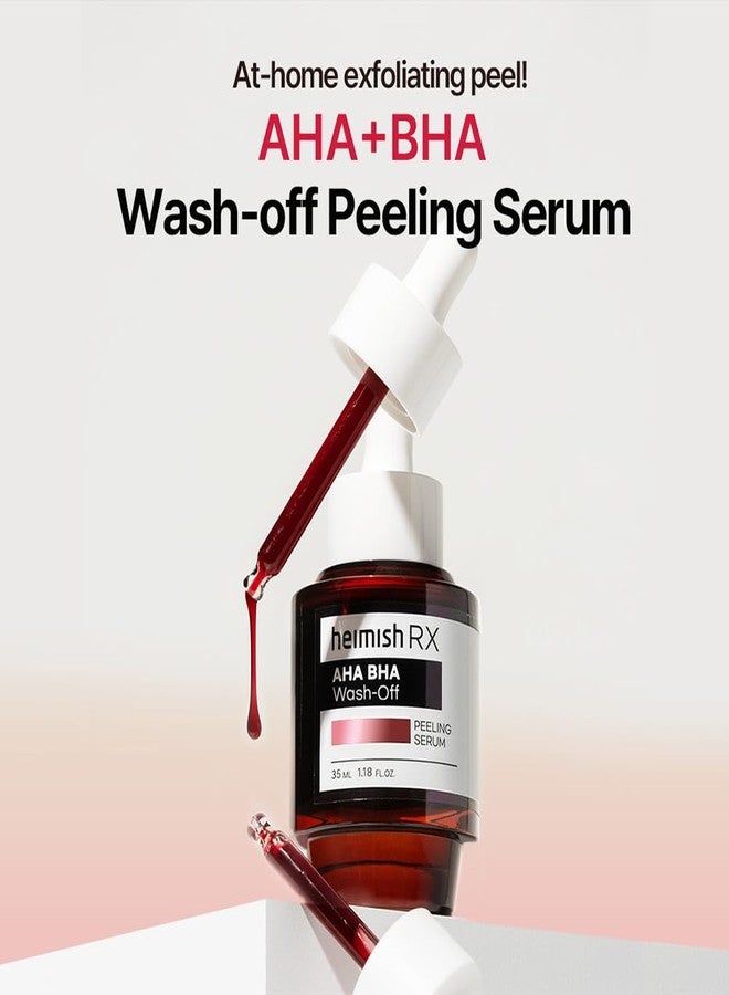 HEIMISH RX AHA BHA Wash-off Peeling Serum - Chemical Peel for Blackheads, Pore and Sebum, Gentle & Hydrating Face Exfoliant for Oily and Acne-prone skin, Korean Skincare, 35ml (1.18 fl. oz) - Image 2